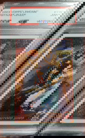 2003 Topps Chrome Dwayne Wade #115 PSA 10