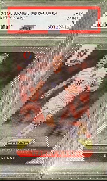 2016 Prizm UEFA Harry Kane PSA 9