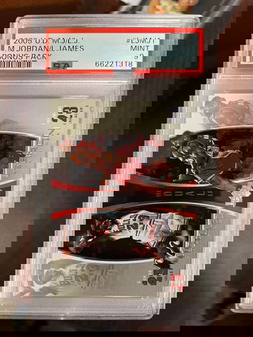 2005 UD MJ LJ Lebron James Michael Jordan BOnus Pack PSA 9