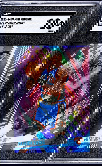 2023-24 Panini Phoenix #181 Patrick Ewing Purple /150 SGC 10