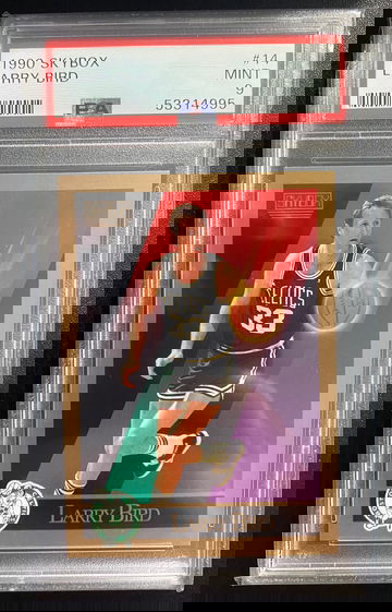 1990 Skybox #14 Larry Bird PSA 9