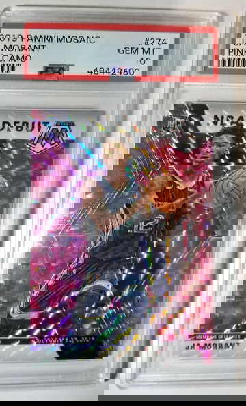 2019 Morant Mosaic NBA Debut PSA 10 #274 (Ships from Canada)