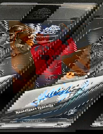 2023 Topps Chrome Black Masataka Yoshida Auto ORANGE #CBA-MY /25