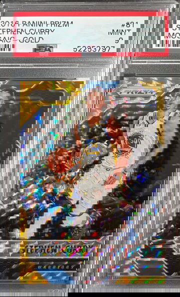 2016 Prizm Mosaic Gold Prizm Steph Curry /10