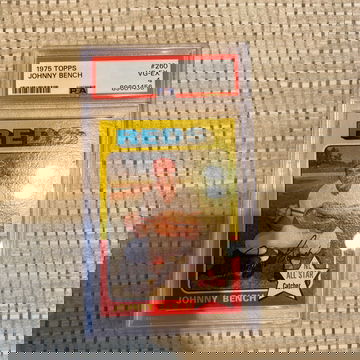 1975 TOPPS #260 JOHNNY BENCH PSA 4