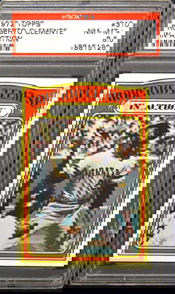 1972 Topps Roberto Clemente In Action #310 PSA 8.5