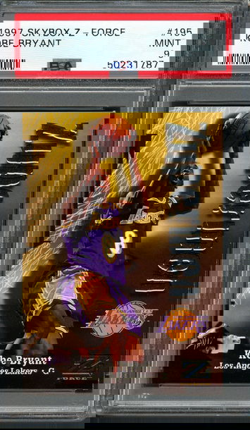 1997 Skybox Z-Force Zuperman Kobe Bryant #195 PSA 9 MINT HOF