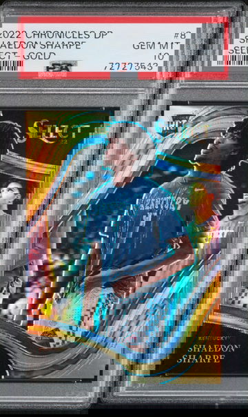 2022 Select #8 Shaedon Sharpe Chronicles DP /10 PSA 10