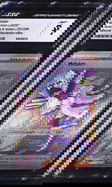2023 Pokémon Scarlet & Violet SIR Trainer Miriam #251/198 CGC 9