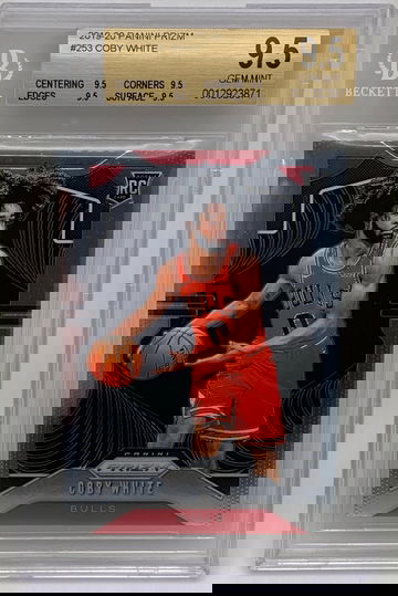 2019 Panini Prizm Coby White RC BGS 9.5
