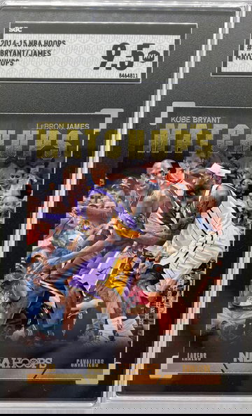 Kobe Bryant Lebron James Matchups 2014 Nba Hoops sgc 9.5
