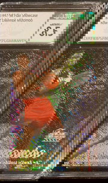 1997-98 Flair Showcase Dikembe Mutombo Atlanta Hawks Row-1 CSG-8.5 NM/Mint +