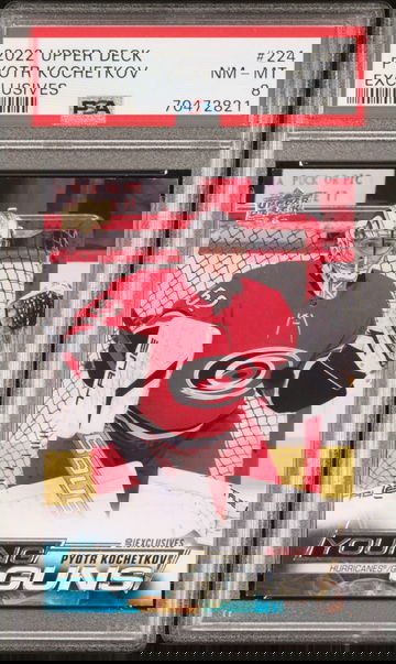 2022 Upper Deck Pyotr Kochetkov #224 Exclusives PSA 8