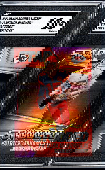 2021 Panini Rookies & Stars #SS-11 Patrick Mahomes II Star Studded Pink Prizm /75 SGC 10