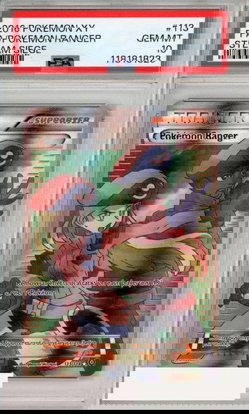 2016 POKEMON XY STEAM SIEGE FA POKEMON RANGER #113 PSA 10 GEM MT