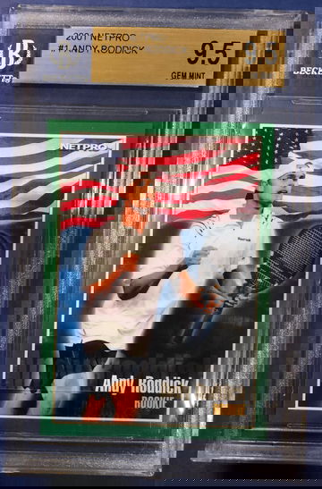 Andy roddick BGS 9.5 2001 netpro tennis card