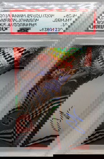 2019 Revolution Cameron Johnson Rookie Autograph PSA 10 Gem-Mint