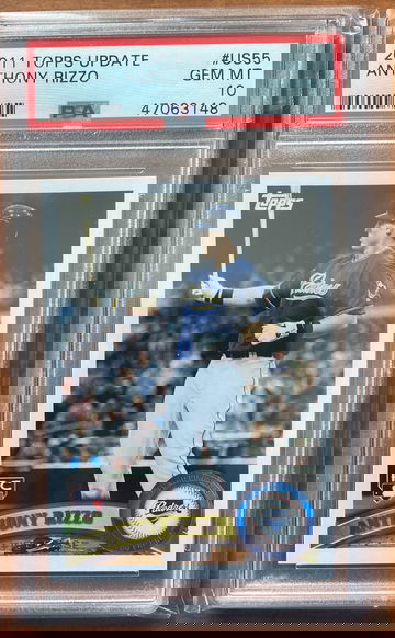 2011 Topps Update Anthony Rizzo PSA 10 Gem Mint