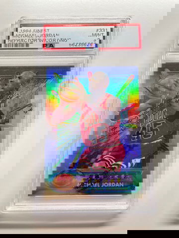 1994 Finest Refractor Michael Jordan PSA 9 super clean 