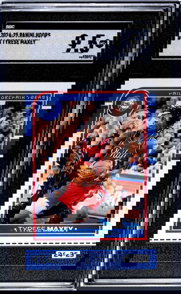 2024 Panini Hoops Tyrese Maxey #84 SGC 9.5