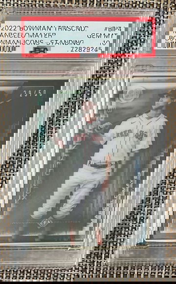 2022 Bowman Transcendent Collection Marcelo Mayer #29/50 Bowman Icons Silver Framed Standing Variation PSA 10 💎