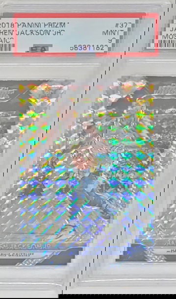 2018 MOSAIC PRIZM JAREN JACKSON JR. SP RC #37 PSA 9 MINT GRIZZLIES ROOKIE