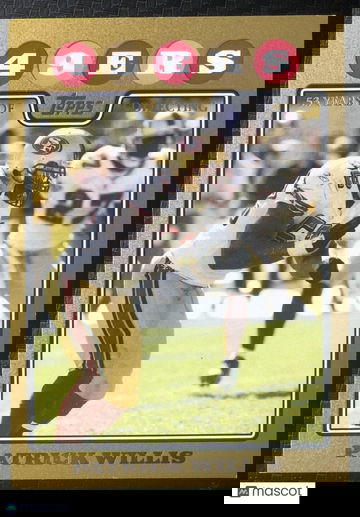 Patrick Willis 2008 Topps Gold Border Short Print #617/2008 San Francisco 49ers