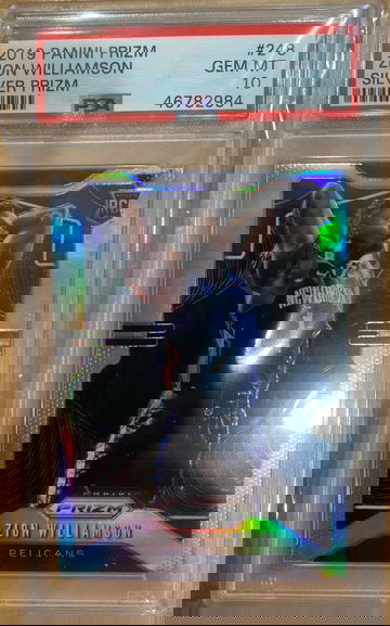 Zion Williamson Silver Prizm