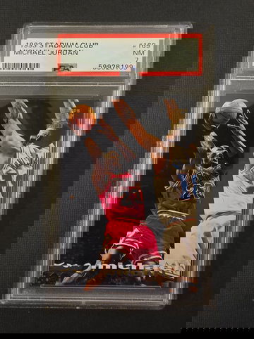 1993 Stadium Club #169 Michael Jordan PSA 7