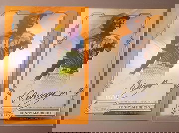 2019 Topps Sterling Ronny Mauricio autos