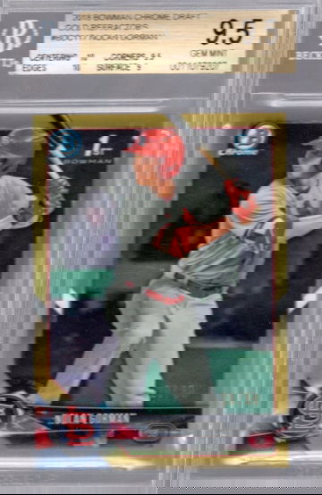 Nolan Gorman 2018 Bowman Gold Refractor