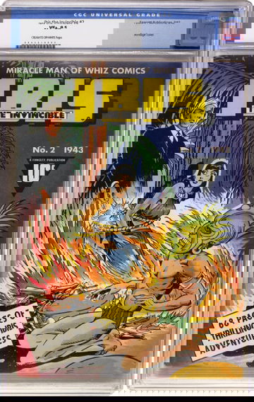 BIS THE INVINCIBLE #2, CGC 8.5 VF+