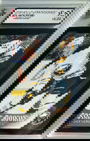 2015 Upper Deck #25 Jack Eichel KSA 9.5 NGM Star Rookies Card