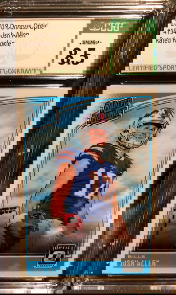 2018 optic josh allen rated rookie base (ship from hongkong 14-28days)