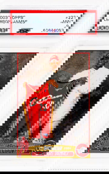 2003 Topps LeBron James #221 PSA 9