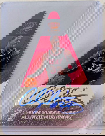 Alonzo Mourning 2011-12 Panini Preferred Crown Royale Auto /25