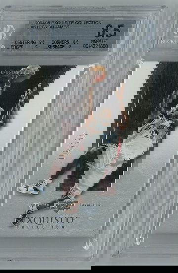 LeBron James 2004 Exquisite Collection #5 Serial #/225