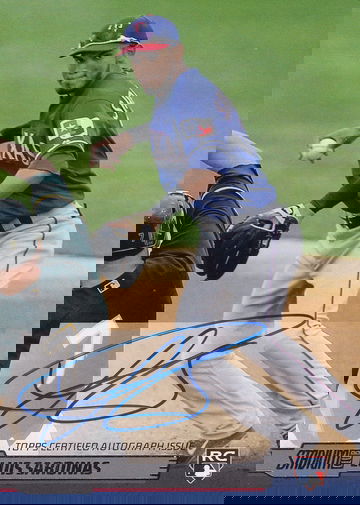 2014 Stadium Club Luis Sardinas #SCA-LS RC Autograph