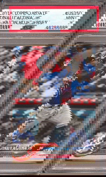 2018 Topps Update #US250 Ronald Acuna Jr PSA 9 MINT 46286688