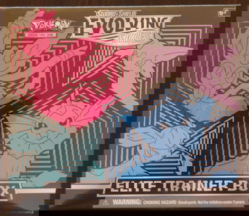Pokemon Evolving Skies Elite Trainer Box.  Sword and Shield