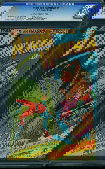 ATOM AND HAWKMAN #41, CGC 9.4 NM