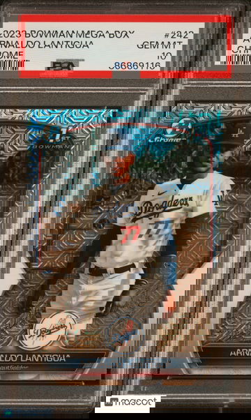 2023 Bowman Chrome Mojo Arnaldo Lantigua #242 PSA 10 Gem Mint