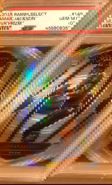 2018 Select Lamar Jackson Silver