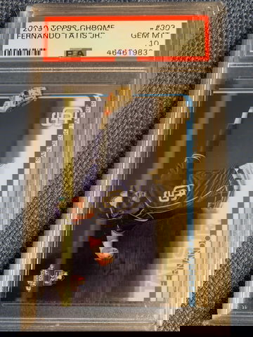 2019 Fernando Tatis Jr Topps Chrome Rookie PSA 10