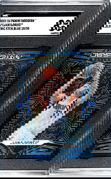 2022-23 Luka Doncic Electric Etch Blue 10/30