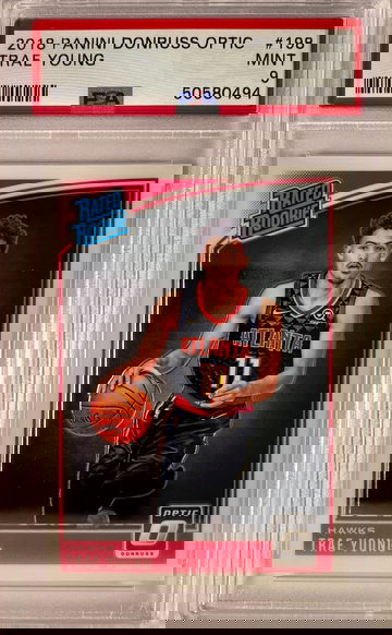 2018 Panini Optic Trae Young Rated Rookie RC PSA 9