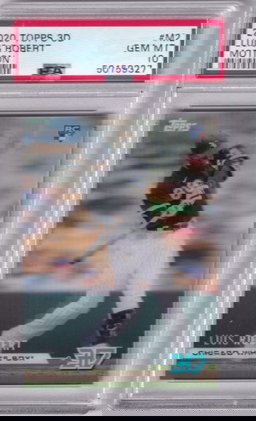 2020 Topps 3D Luis Robert Motion RC M2 PSA 10