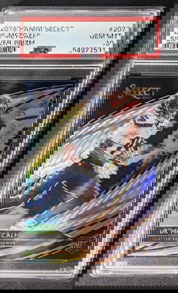 2019 Select Silver Field DK Metcalf PSA 10