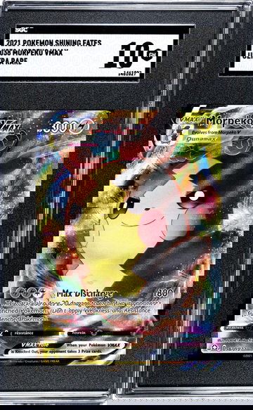 2021 Pokemon Shining Fates #038 Morpeko Vmax Ultra Rare SGC 10