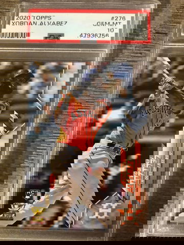 2020 Topps Yordan Alvarez PSA 10